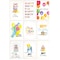 Better Office Products Happy Birthday W/Envs, 4in. x 6in. Fun & Chic Hand Drawn Designs, for All Ages, Blank Inside, 99PK 64532 - alternate 1